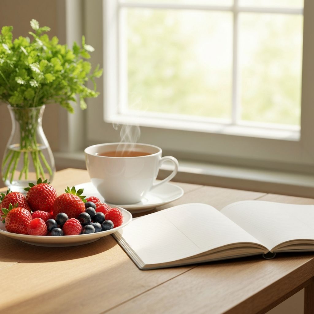 Balanced lifestyle concept